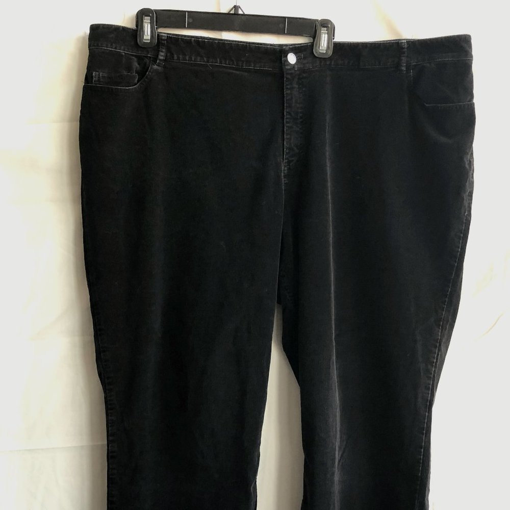 Liz & Co. Black Corduroy Pants